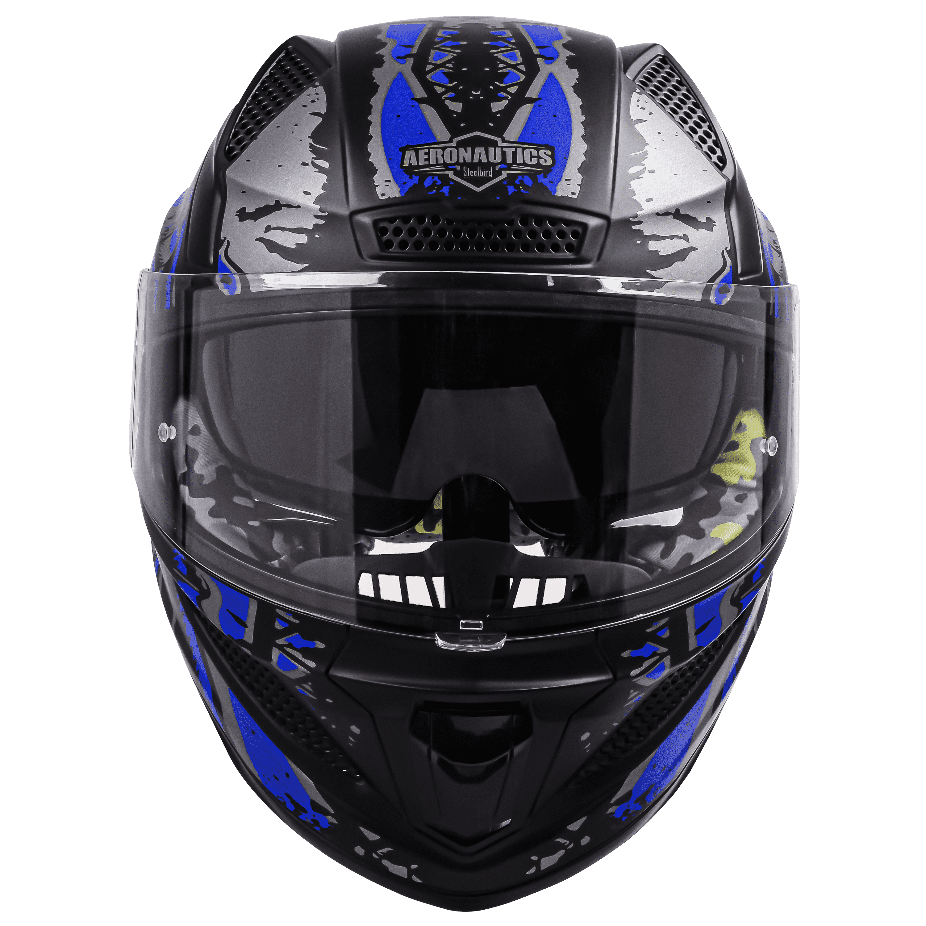 SBH-25 ISS PREDATOR GLOSSY BLACK WITH D. BLUE